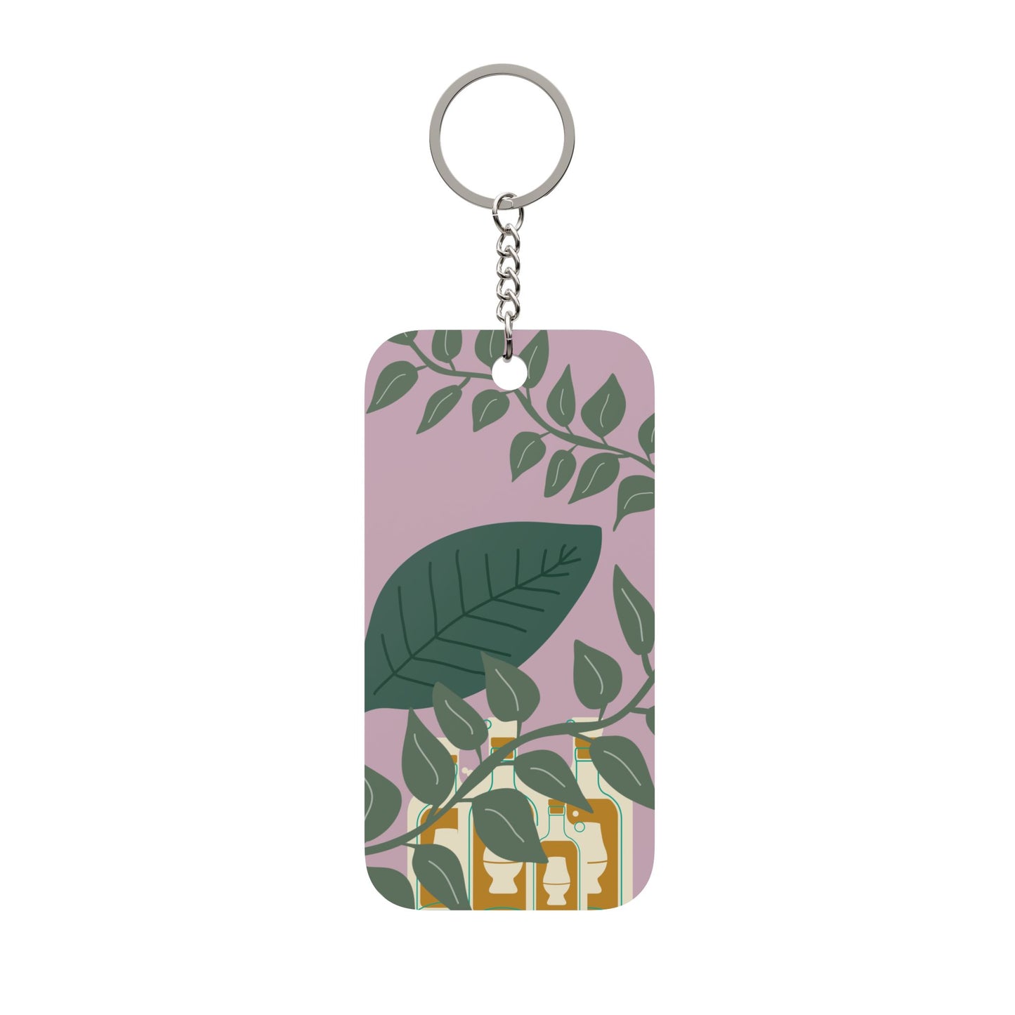 Funny Double-Sided Keyring Charm for 21st Birthday
