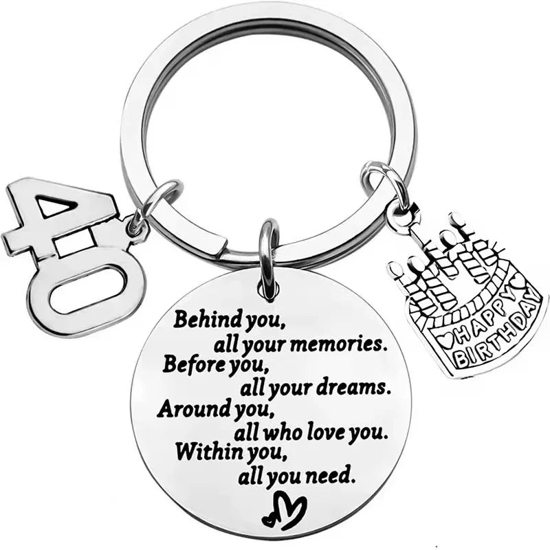 Sentimental Birthday Keyring