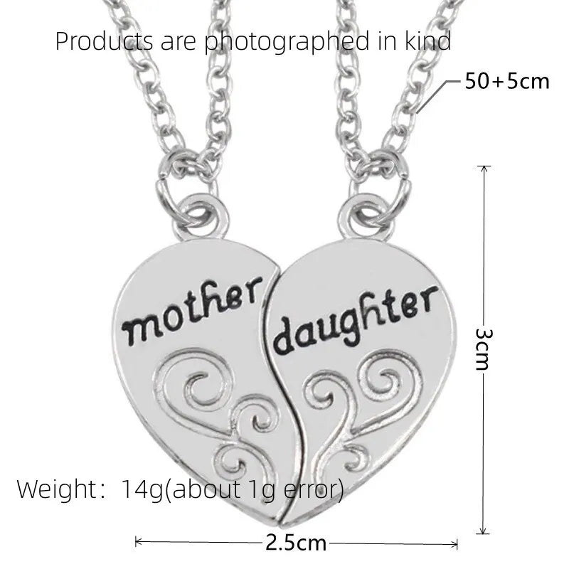 Mother & Daughter Connection Necklace | 2 necklaces 1 Heart ♡