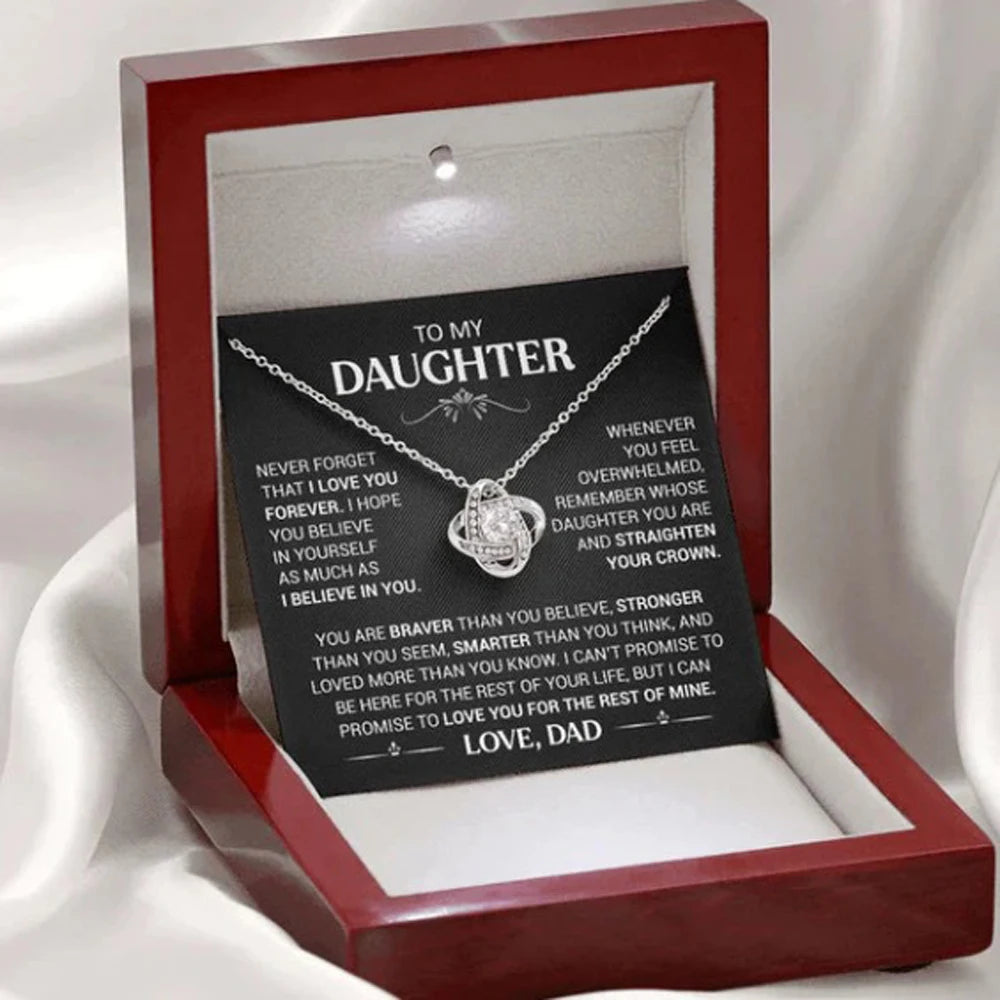 For Daughter from Dad | Infinity Necklace