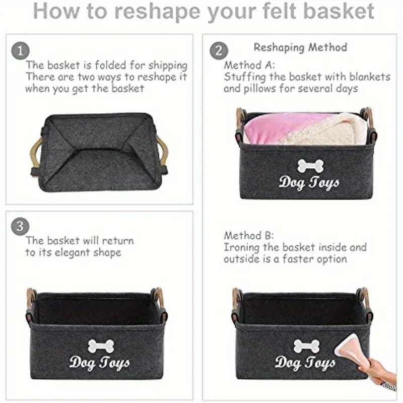 Dog Toy Storage Box