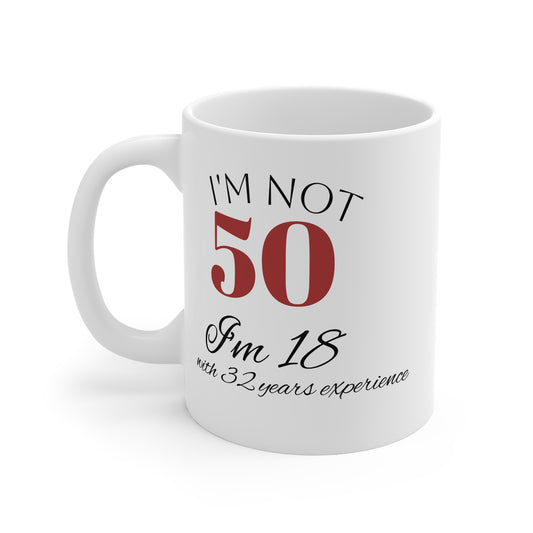 Funny 50th Birthday Mug
