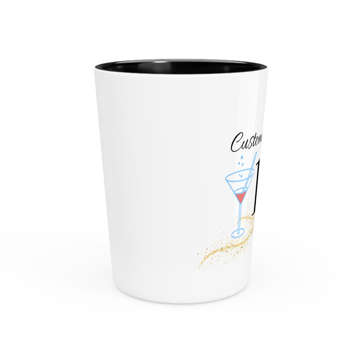 Custom 18th Birthday Shot Glass | TrendWaves Aesthetic design