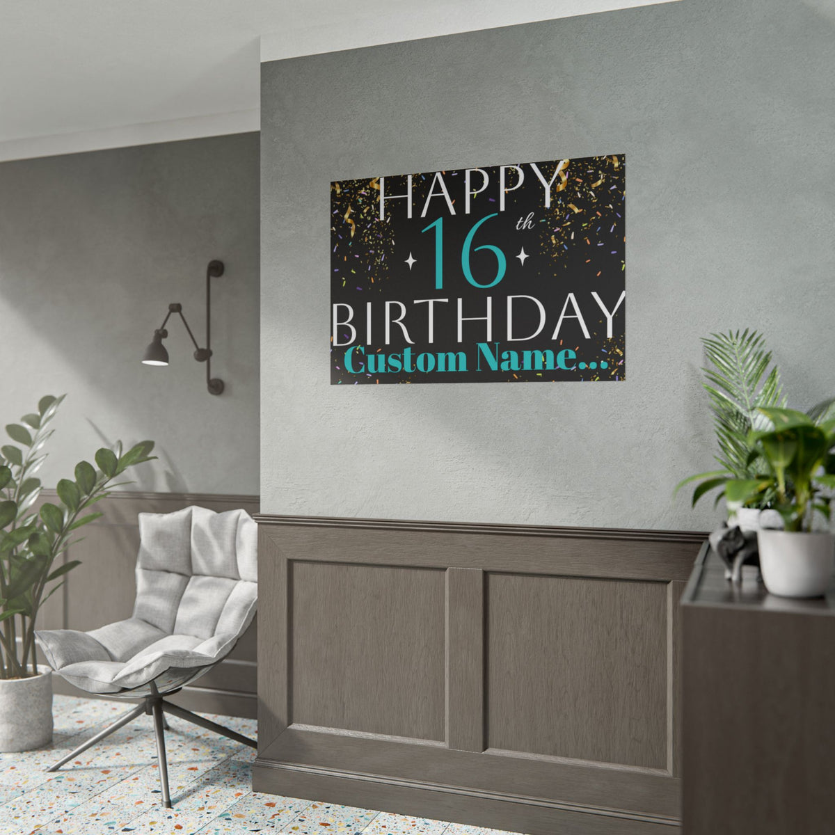 Customisable Birthday Banner | TrendWaves Original Design