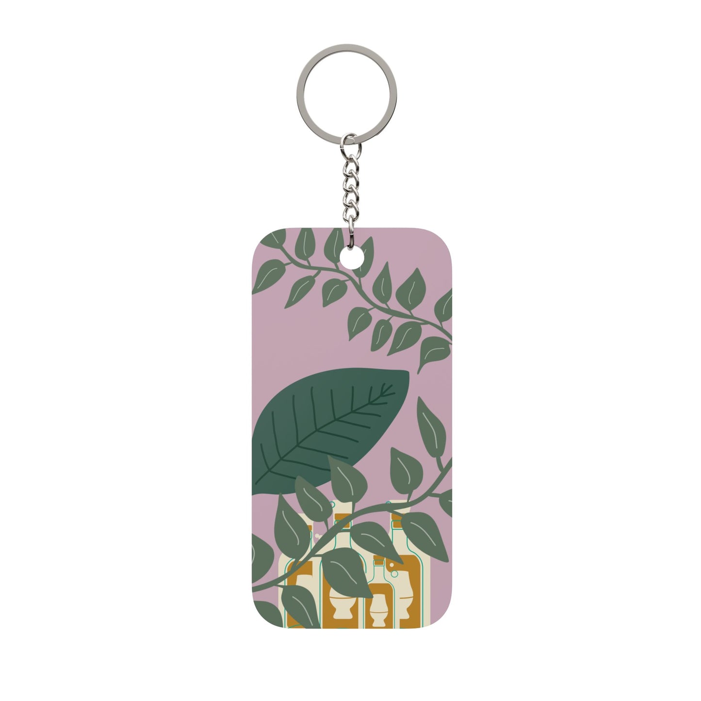 Funny Double-Sided key Charm for 50th Birthday