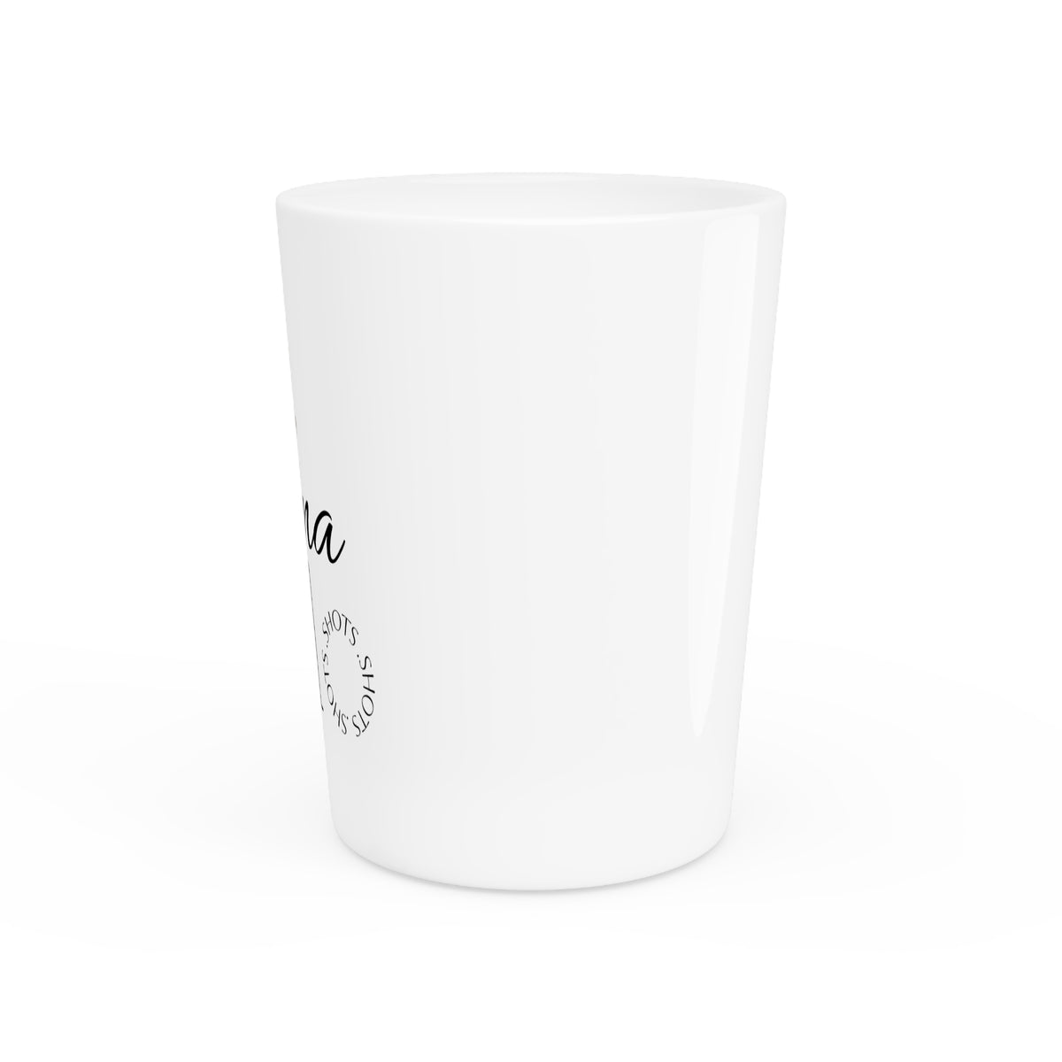 Custom Aesthetic Name & Birthday Shot Glass