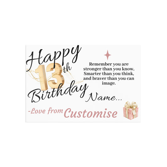 Customisable Birthday Post Card | TrendWaves Original