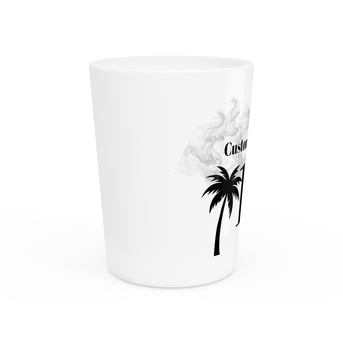 Custom 18th Birthday Shot Glass | TrendWaves Palm Tree Design