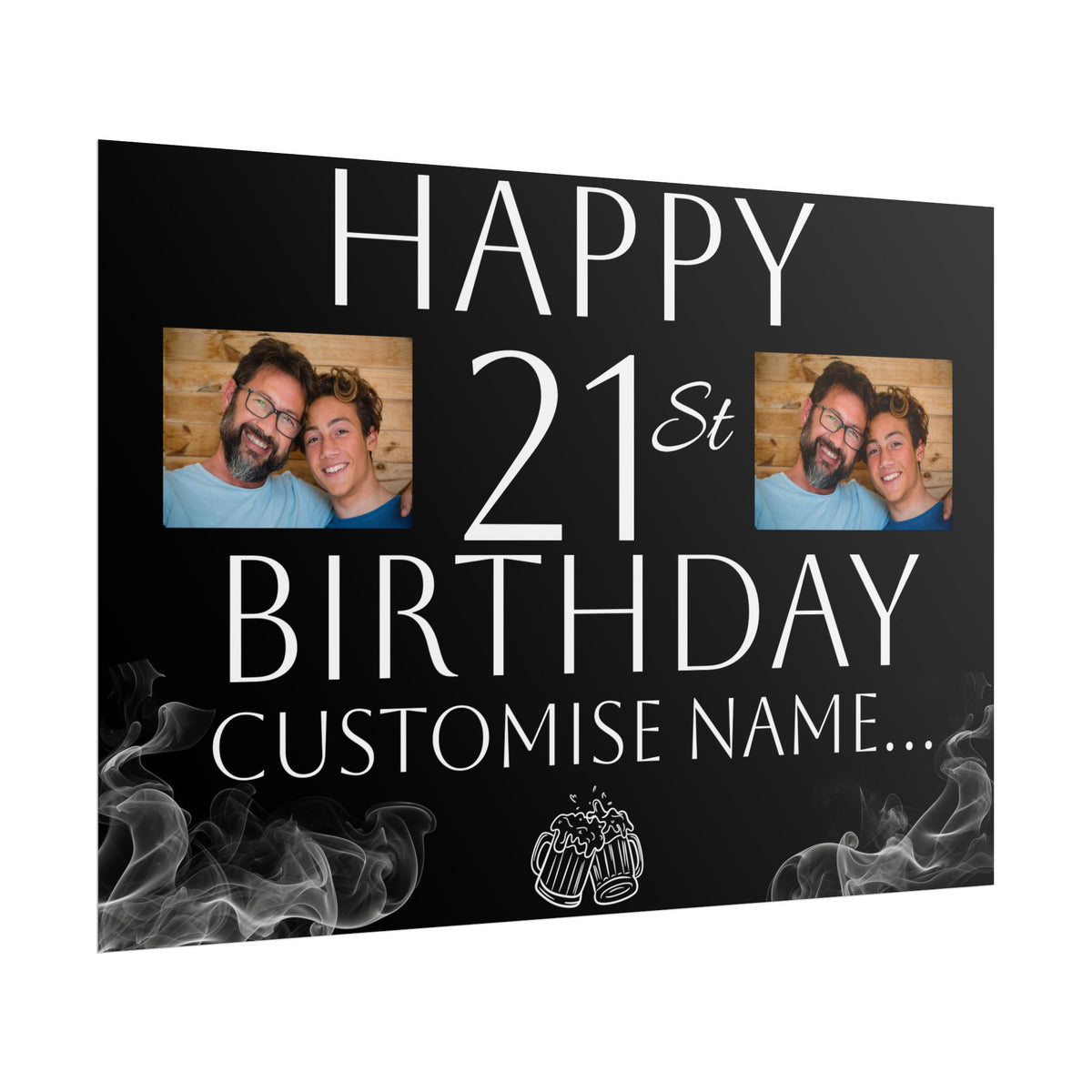 Customisable Birthday Banner | TrendWaves Original Design