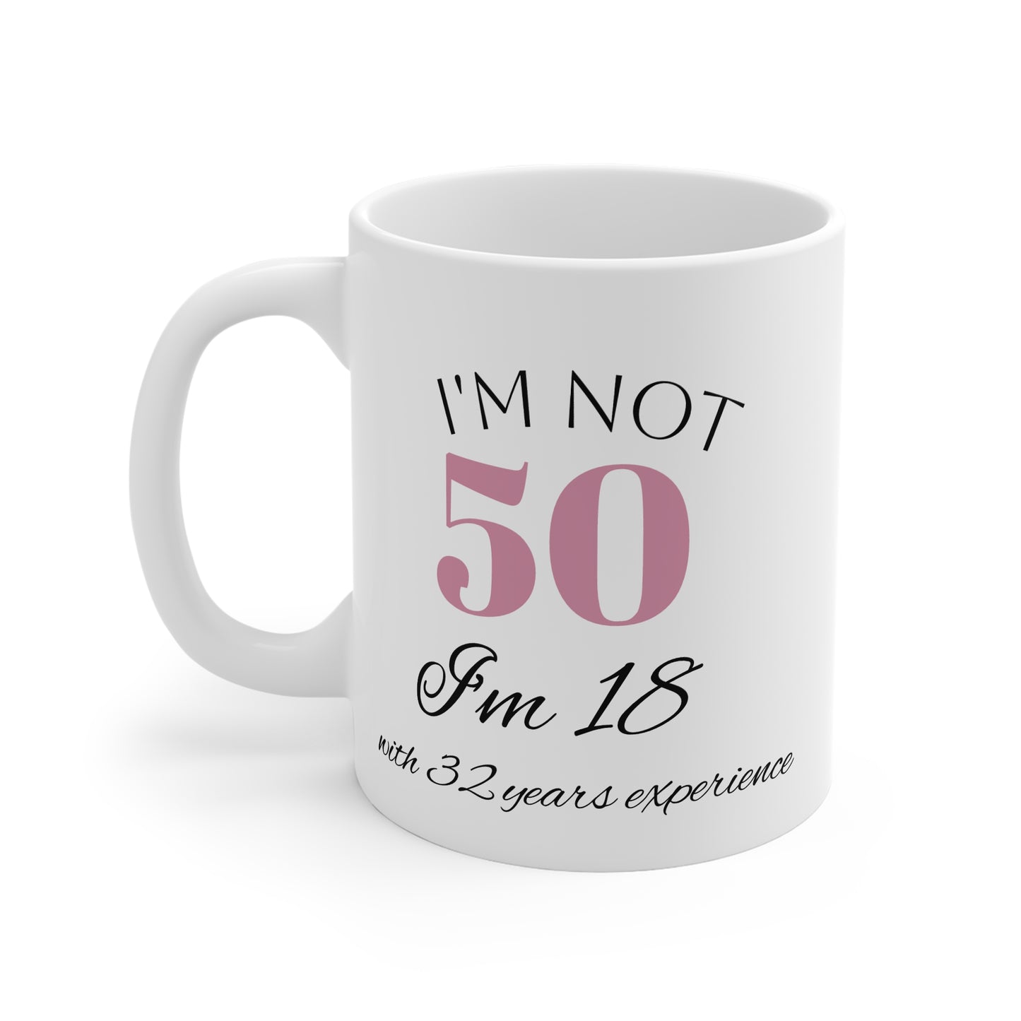 Women's Funny 50th Birthday Mug