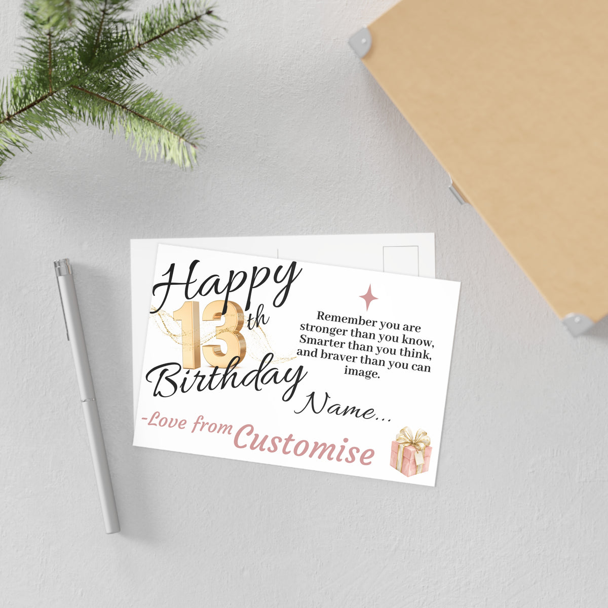 Customisable Birthday Post Card | TrendWaves Original