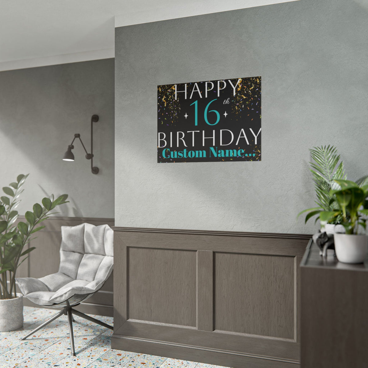 Customisable Birthday Banner | TrendWaves Original Design