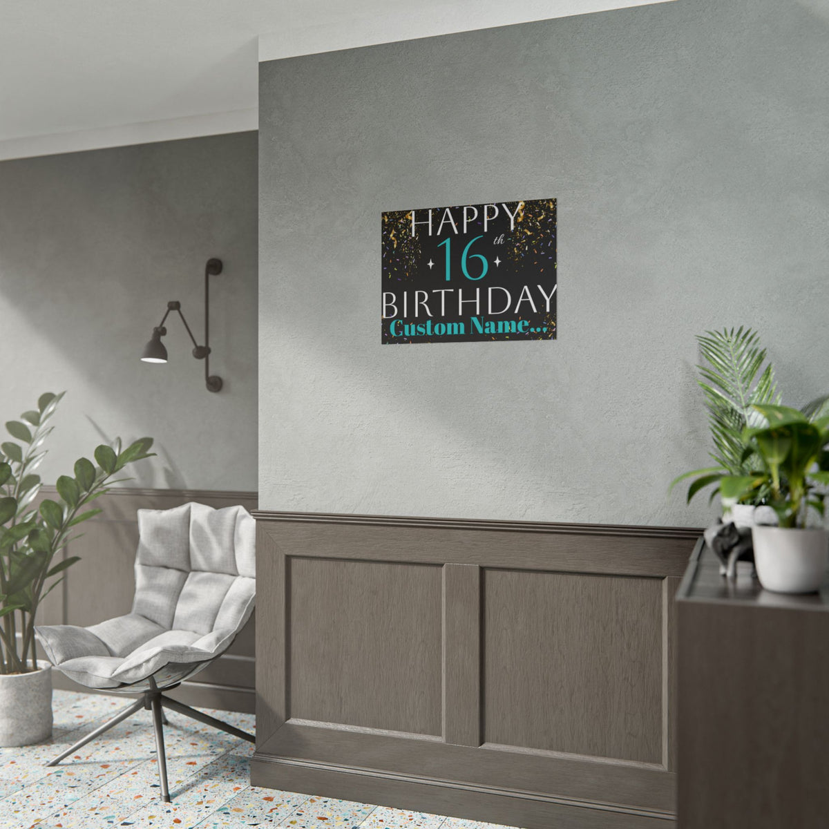 Customisable Birthday Banner | TrendWaves Original Design