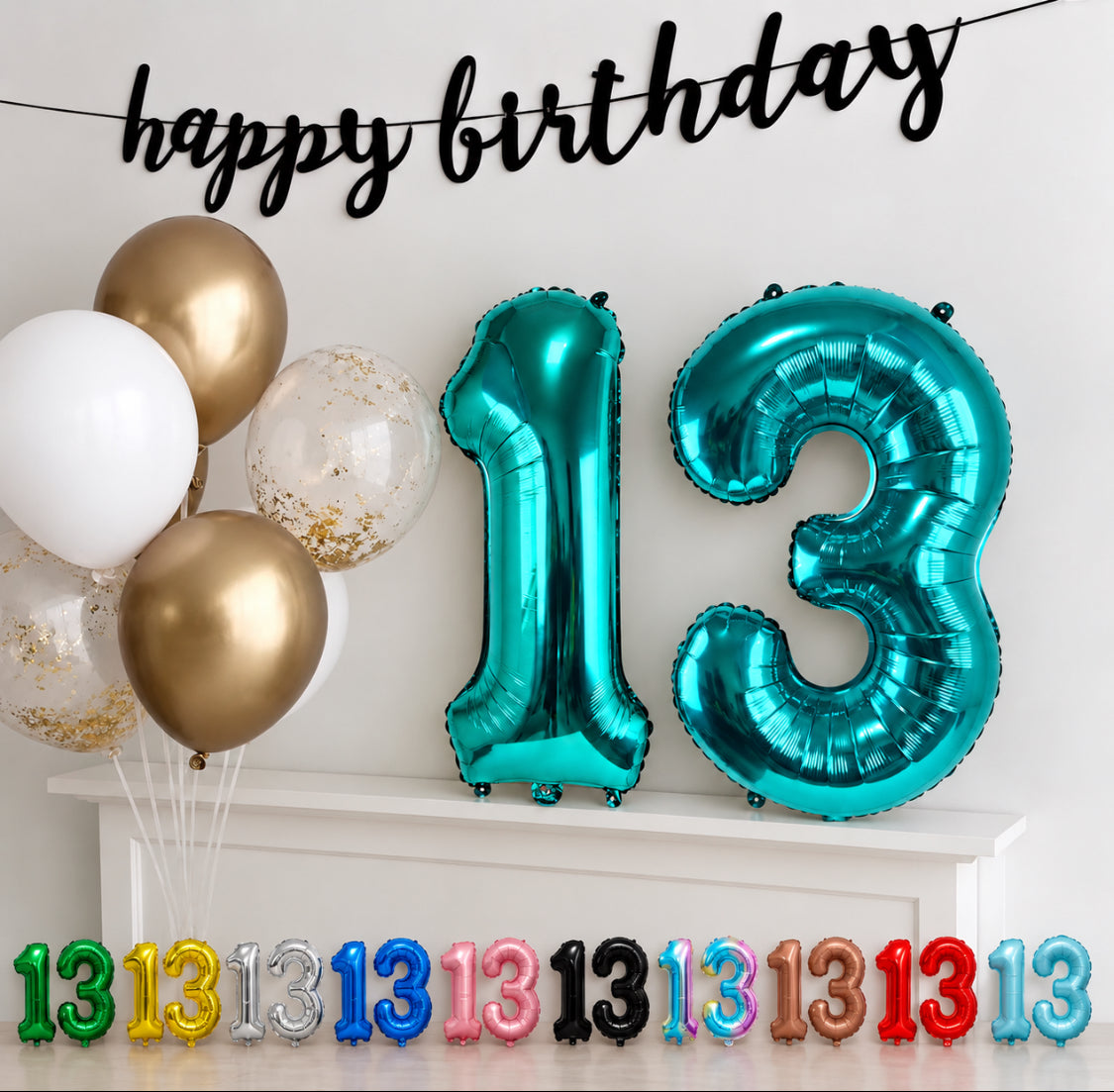 13th Birthday Balloons | 32inch