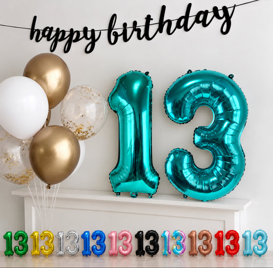 13th Birthday Balloons | 32inch