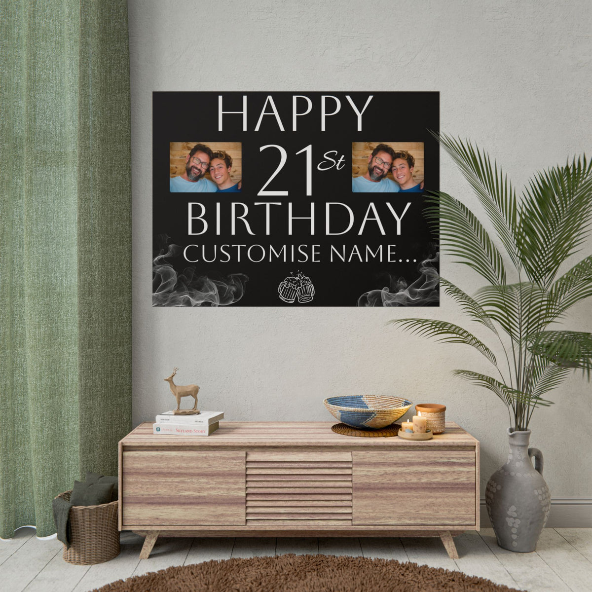 Customisable Birthday Banner | TrendWaves Original Design
