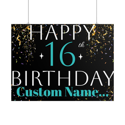 Customisable Birthday Banner | TrendWaves Original Design
