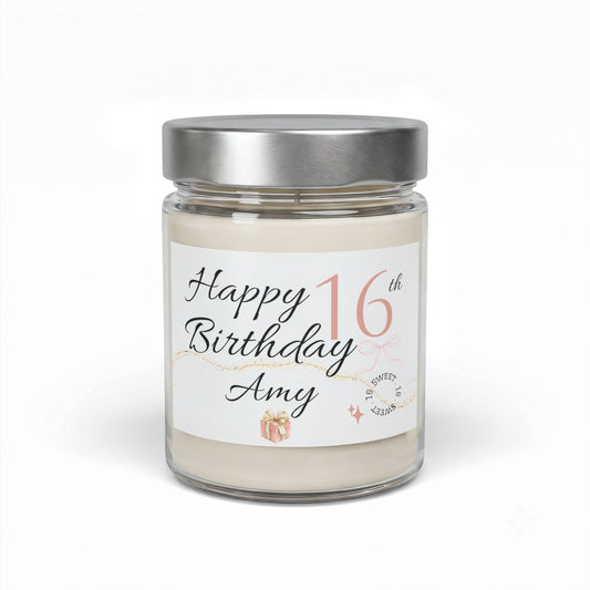 Customisable 16th Birthday Candle | TrendWaves Original Design