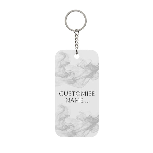 Custom 18th Birthday Minimalistic Keychain | Double sided