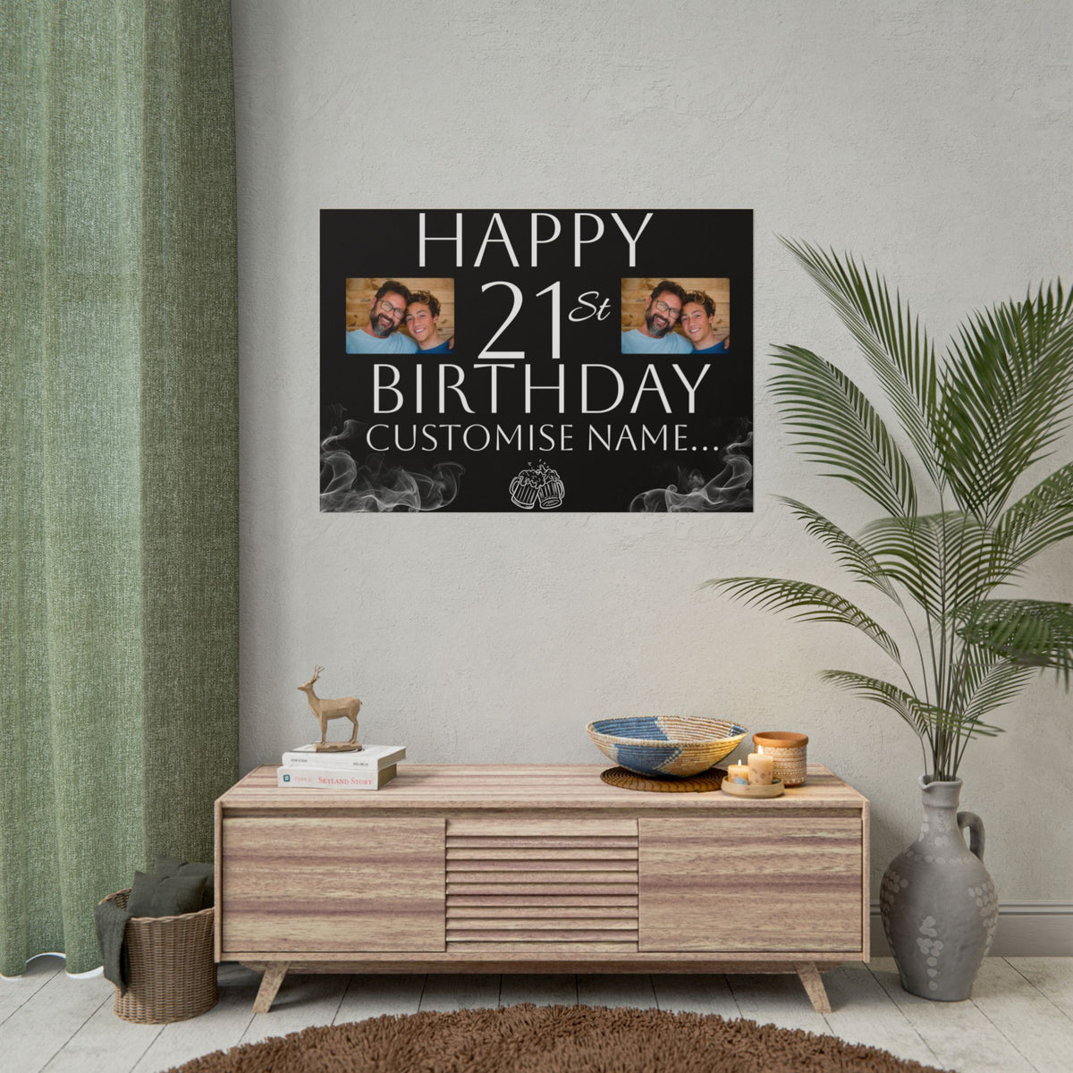 Customisable Birthday Banner | TrendWaves Original Design