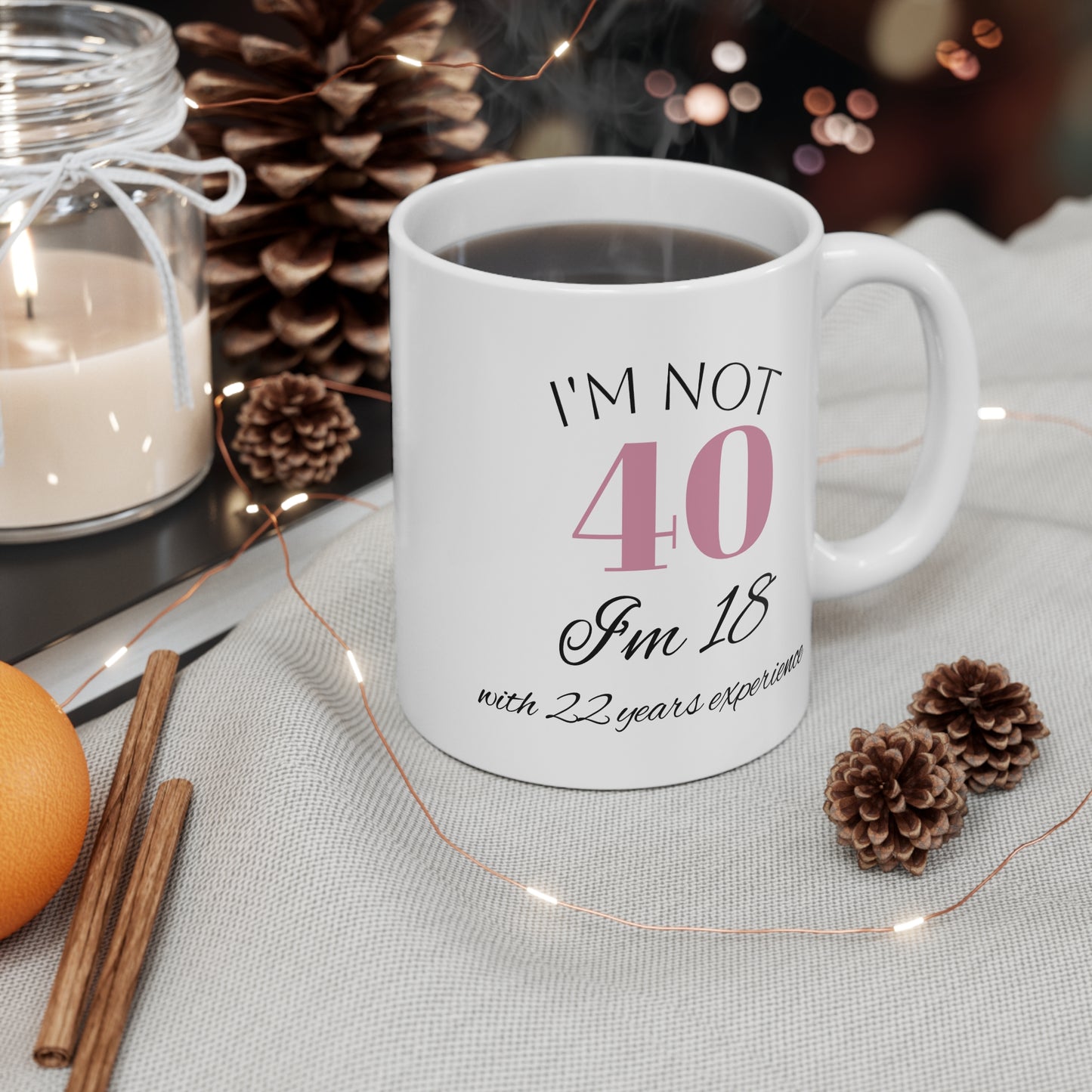 Women's Funny 40th Birthday Mug