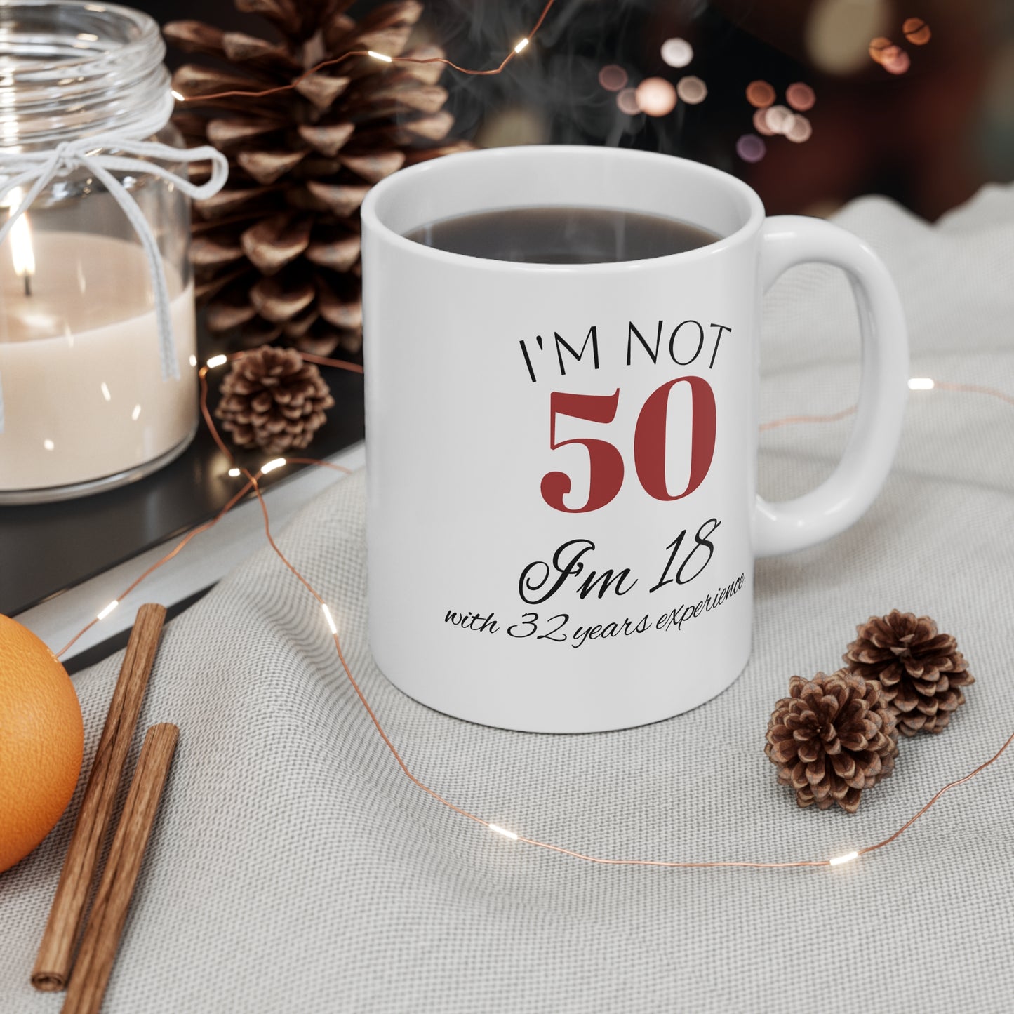 Funny 50th Birthday Mug
