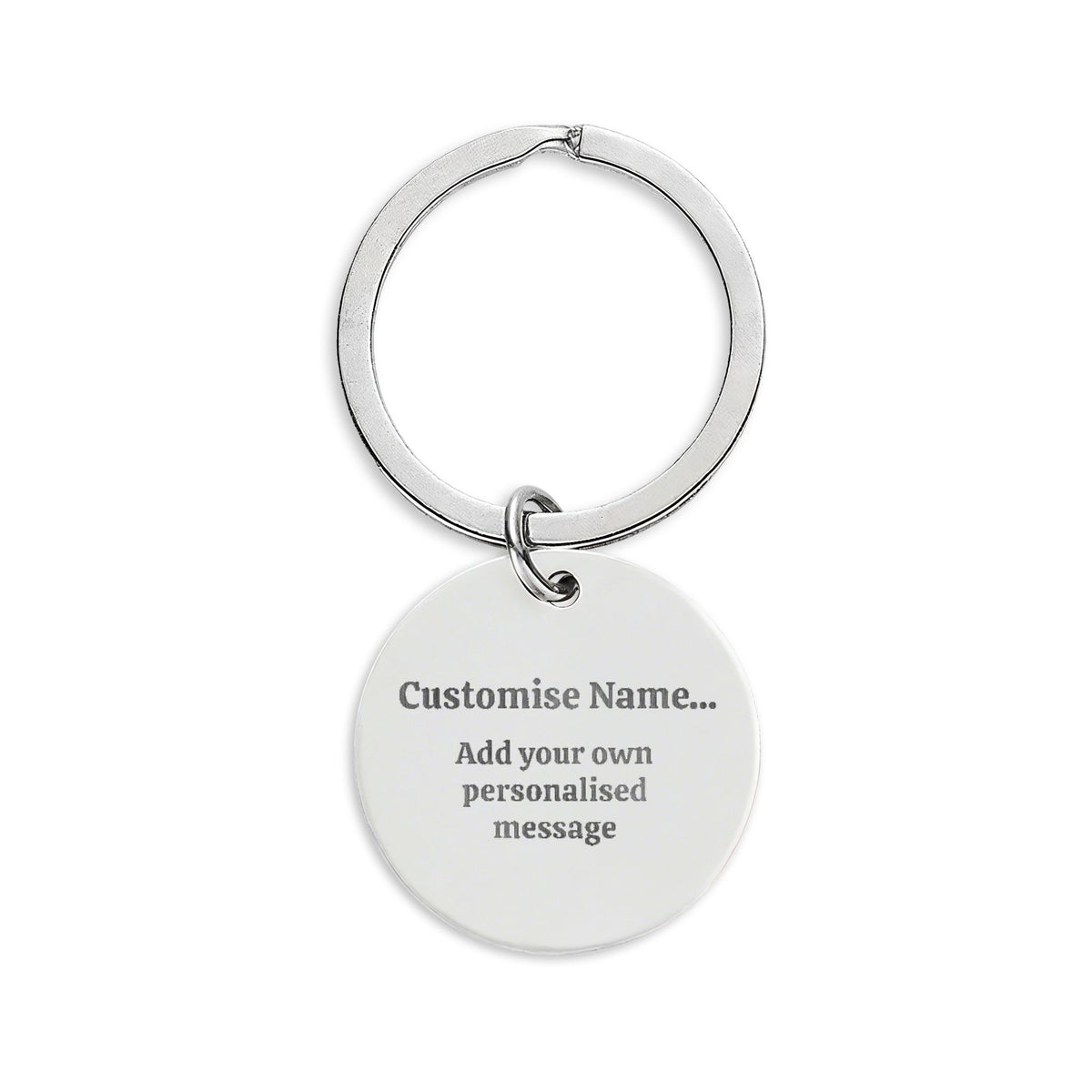 Custom Engraved Birthday key Charm | Engraved Beer Design