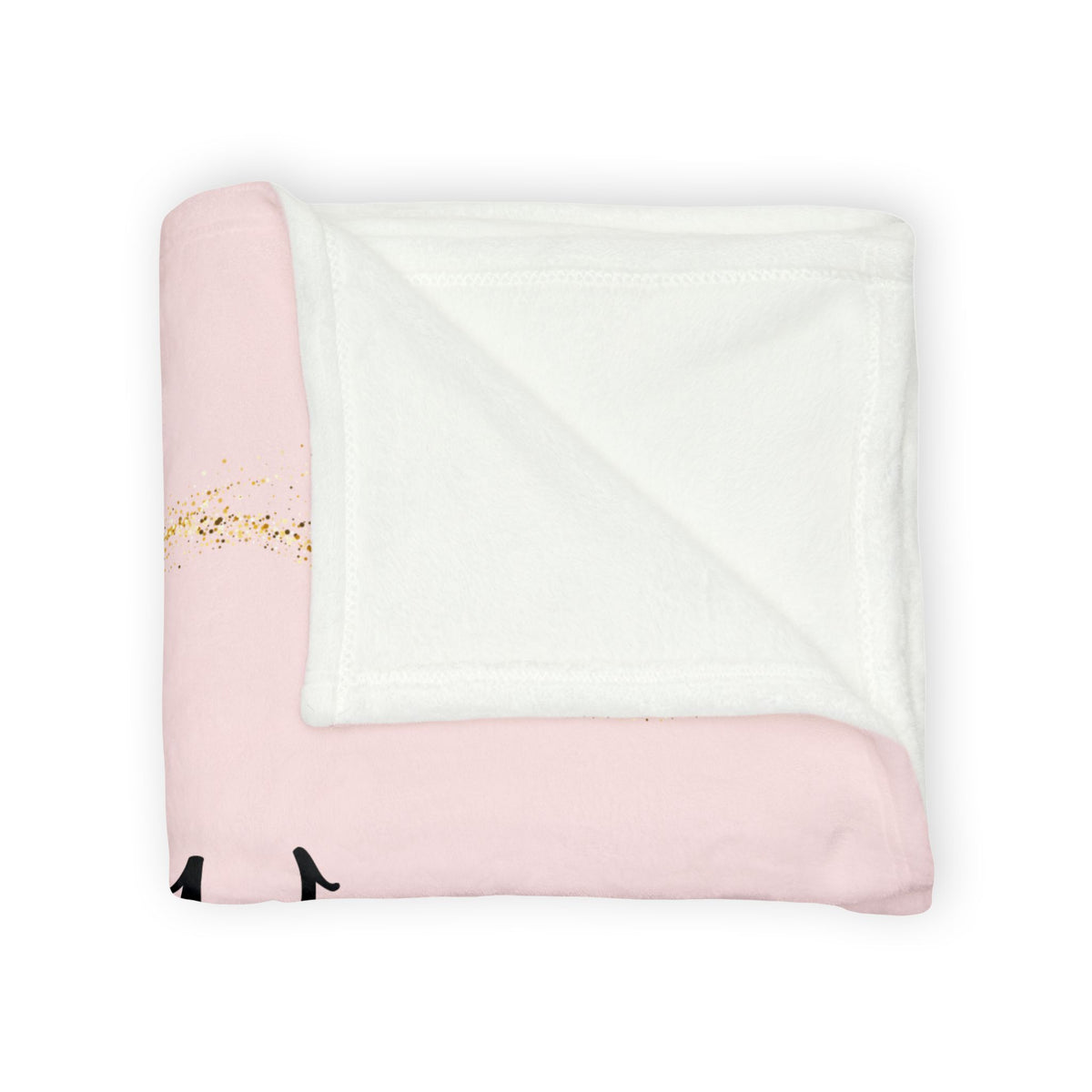Custom Name  Blanket | TrendWaves Gold Marble Design
