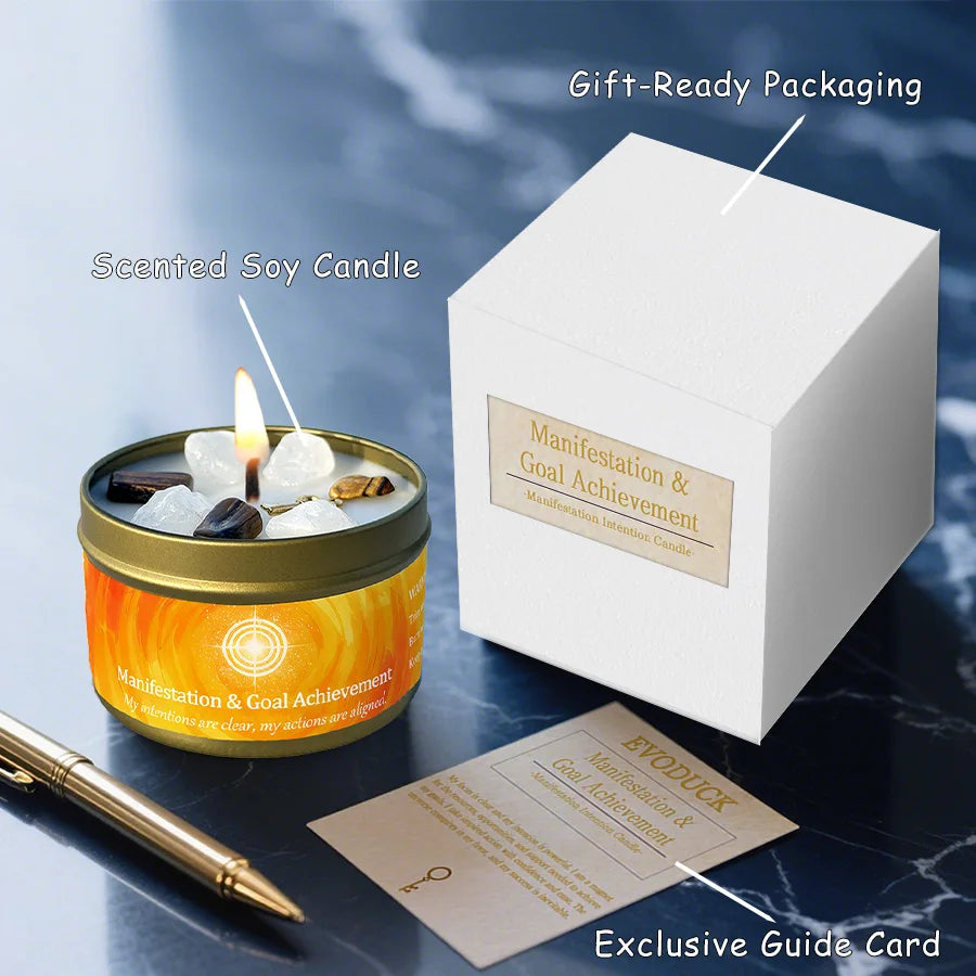 Positivity candles | Hidden Crystal Gems