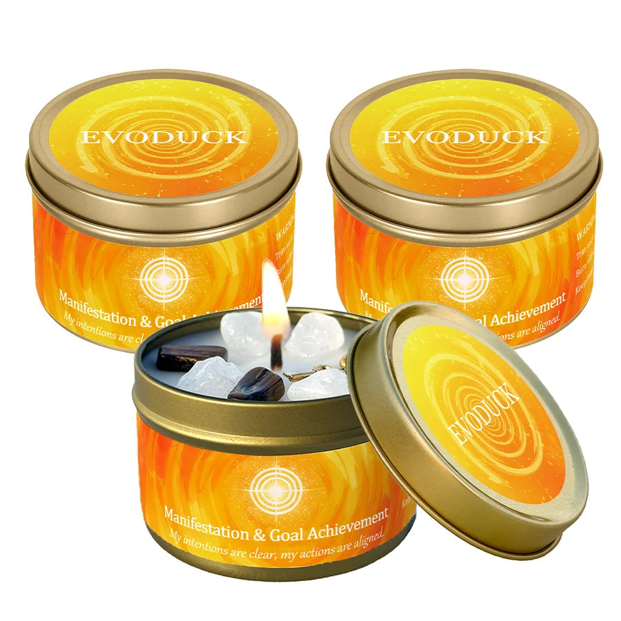 Positivity candles | Hidden Crystal Gems