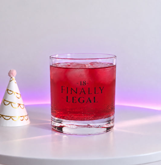 Finally Legal Whiskey Glass | TrendWaves Original Design