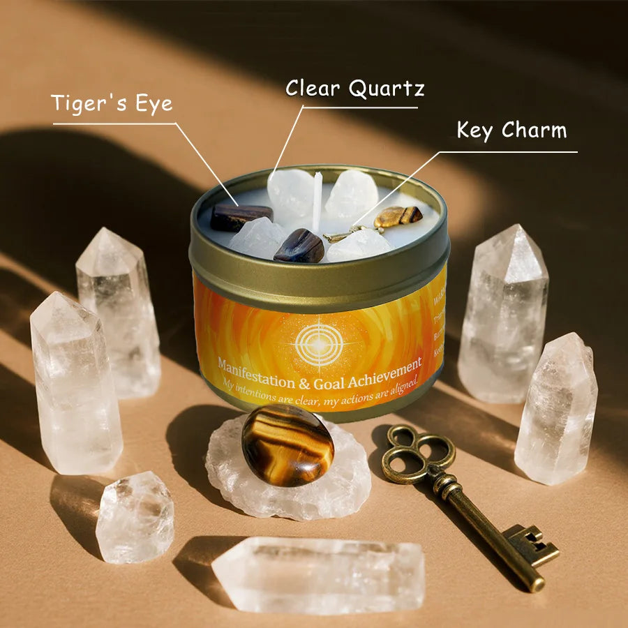 Positivity candles | Hidden Crystal Gems