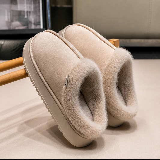 Stylish Fluffy Lined Slippers