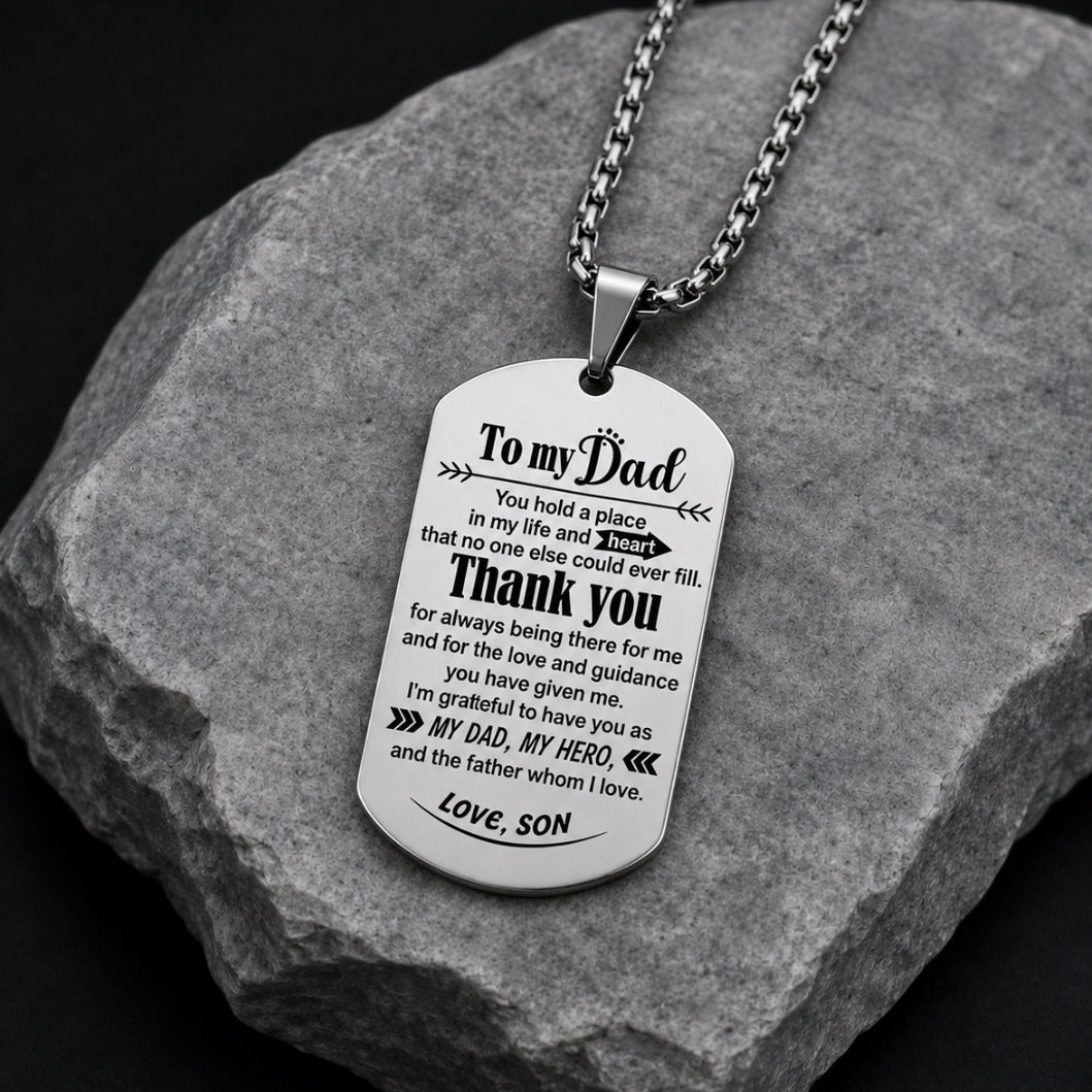 Sentimental Keepsake Chain | For Dad from Son