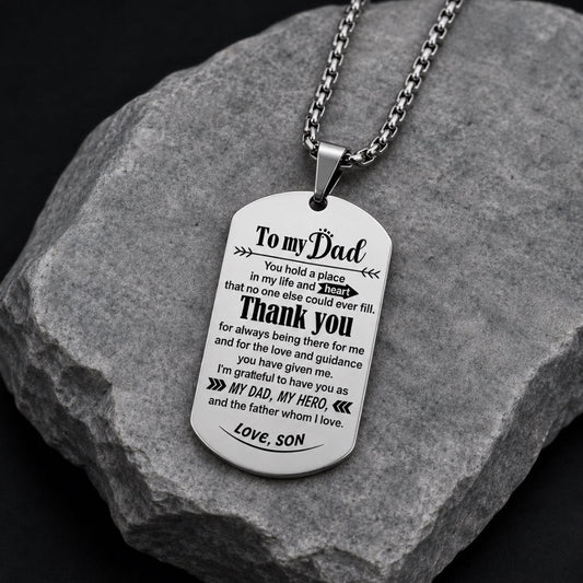Sentimental Keepsake Chain | For Dad from Daughter