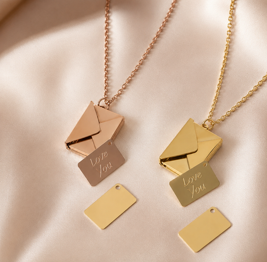 Letter Envelope Pendant Necklace | For Her