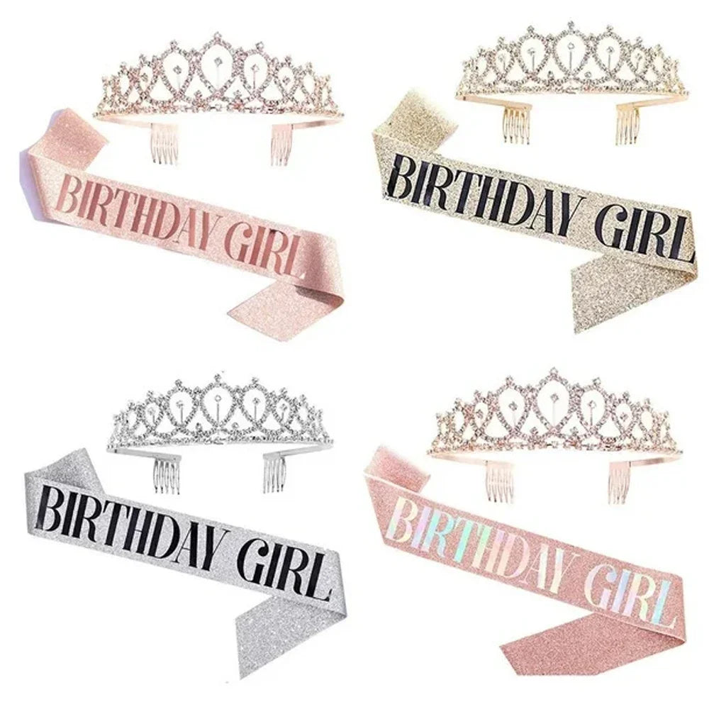 Birthday Sash and Crown
