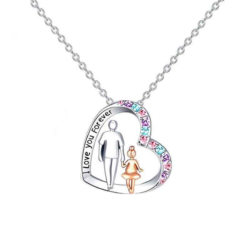 Daughter & Dad Necklace | Forever Connected
