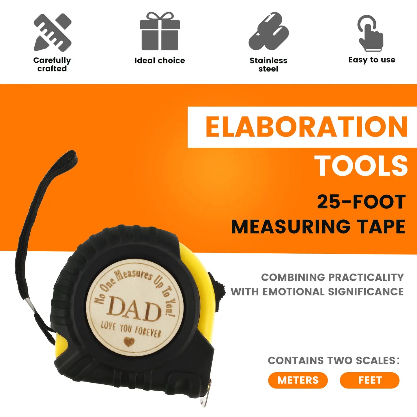 No One Measures To You | Measuring Tape for Dad