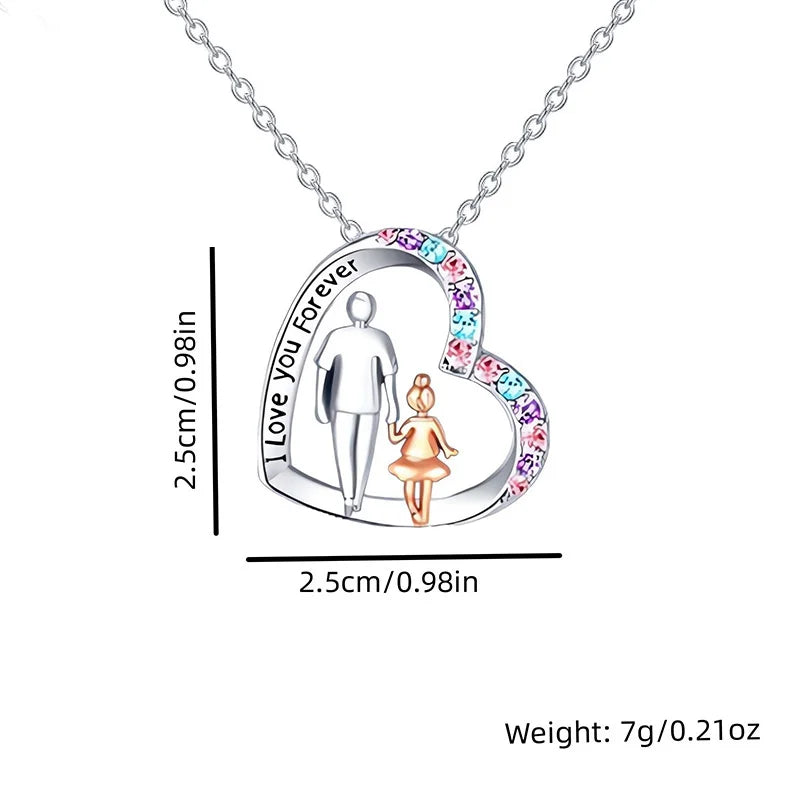 Daughter & Dad Necklace | Forever Connected