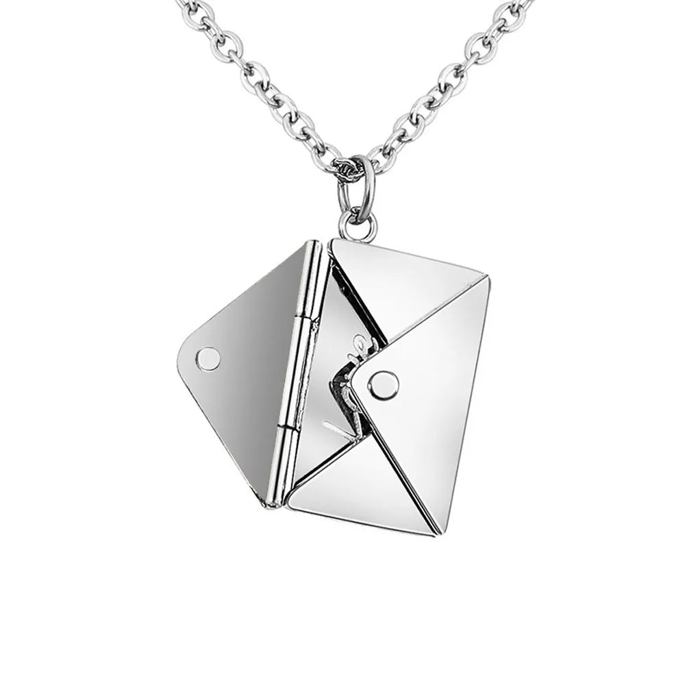 Letter Envelope Pendant Necklace | For Her