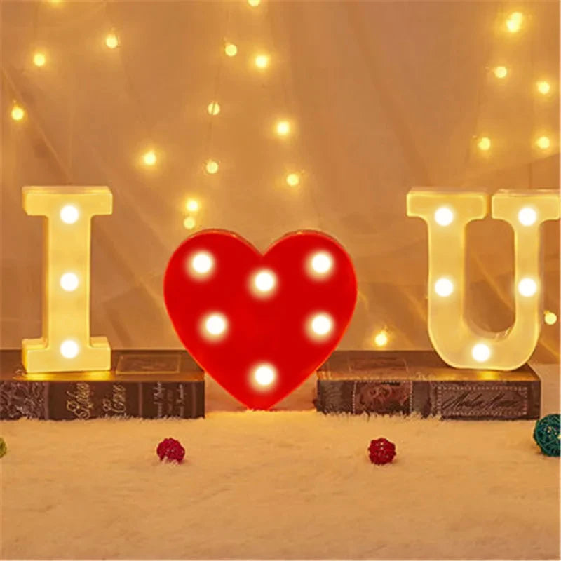 Birthday Number LED Lights | Table Decoration
