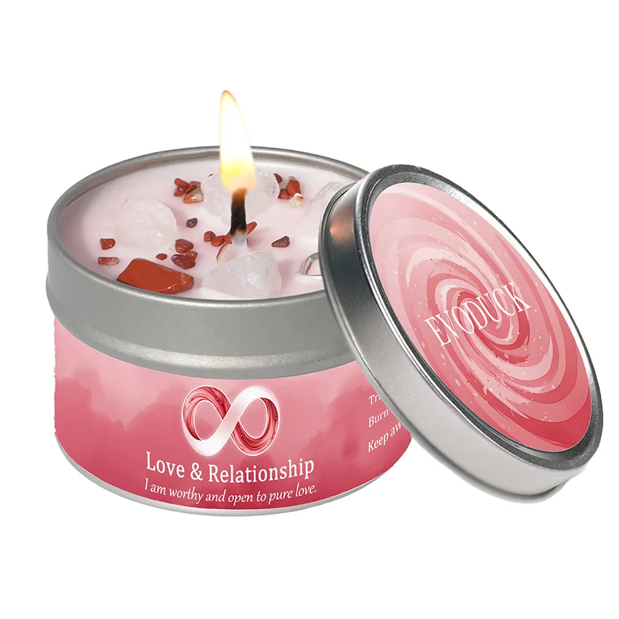 Positivity candles | Hidden Crystal Gems