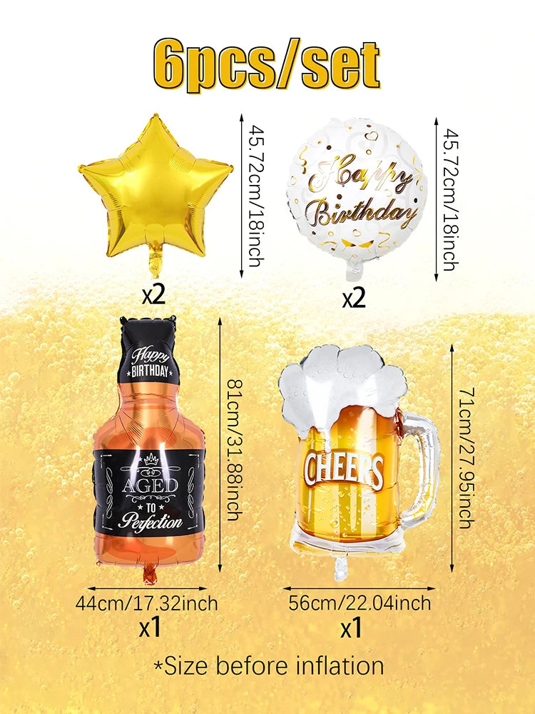 Celebration Birthday balloons  | Whiskey & Beer