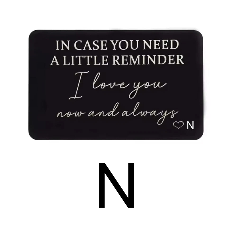 Sentimental Wallet Card Reminder | For Him