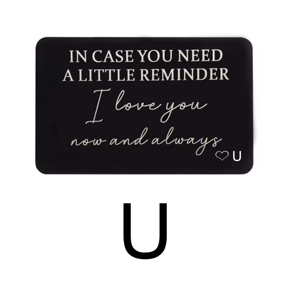 Sentimental Wallet Card Reminder | For Him