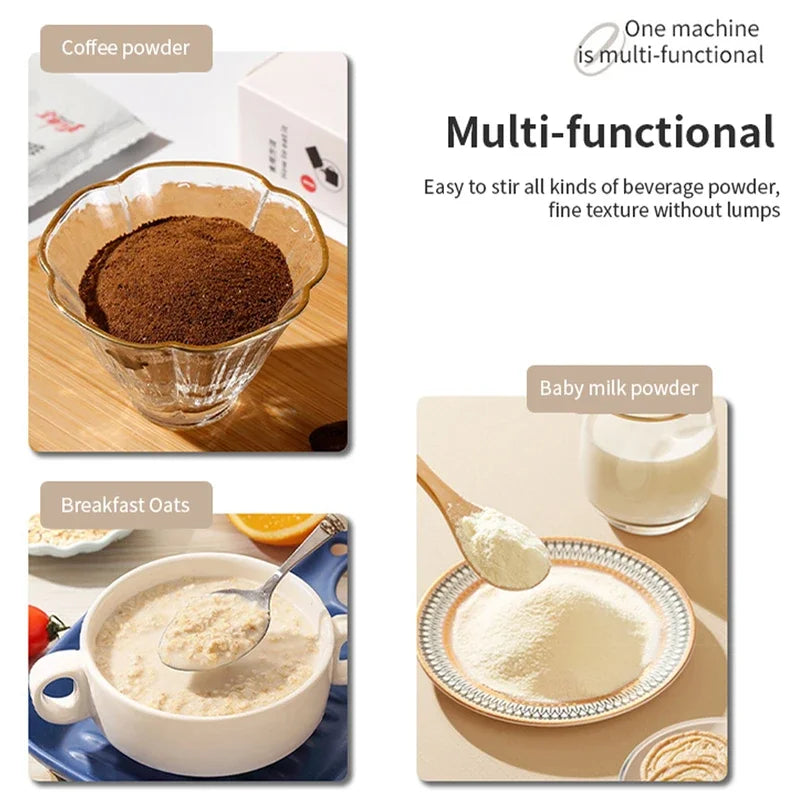 Automatic Stirring Mug with LED Temperature Display