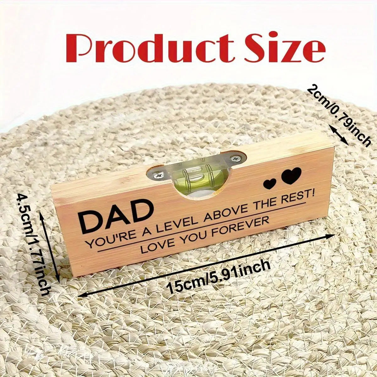 Level above the rest | Tool & Bottle opener for Dad