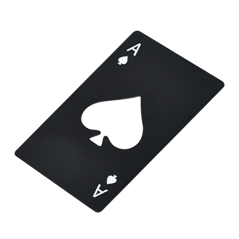Stainless Steel Poker card Bottle Opener