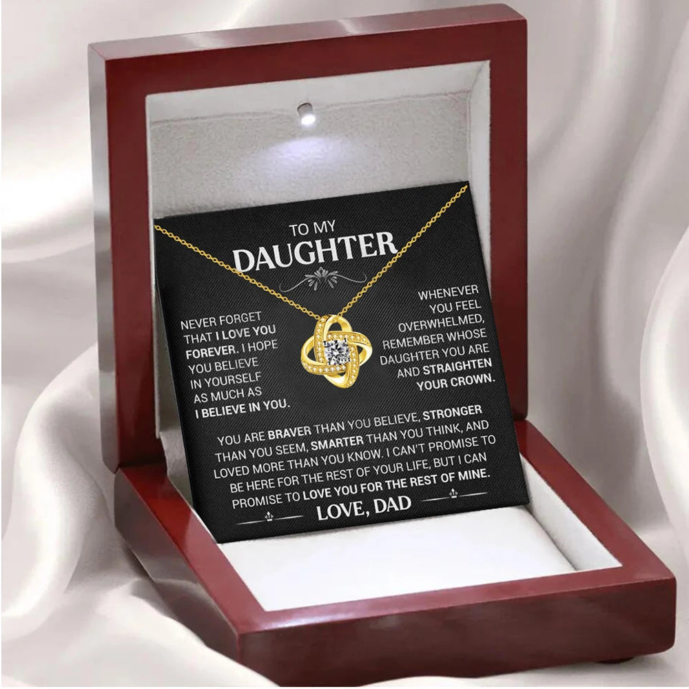For Daughter from Dad | Infinity Necklace